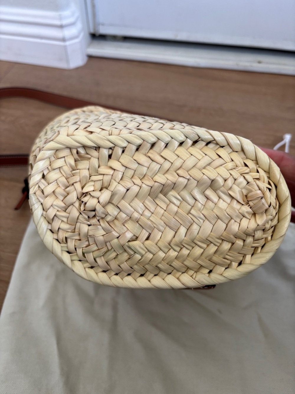 Loewe Paula’s Ibiza Palm Leaf Drawstring Mini Bucket Bag - Picture 7 of 10